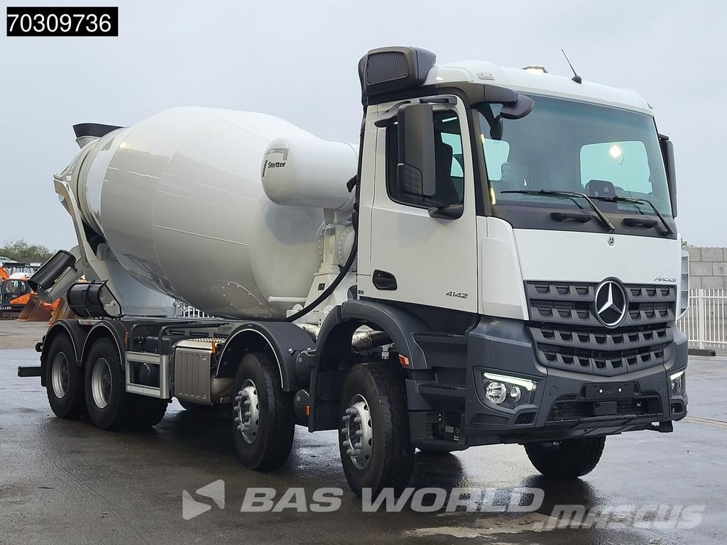 Mercedes-Benz Arocs 4142 8X4 NEW! 12m3 Stetter Mixer Steelsuspen شاحنات خرسانة