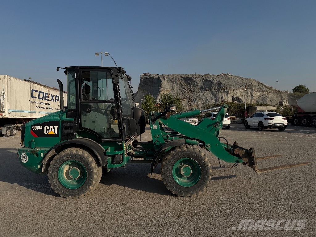 CAT 908M Naudoti ratiniai krautuvai