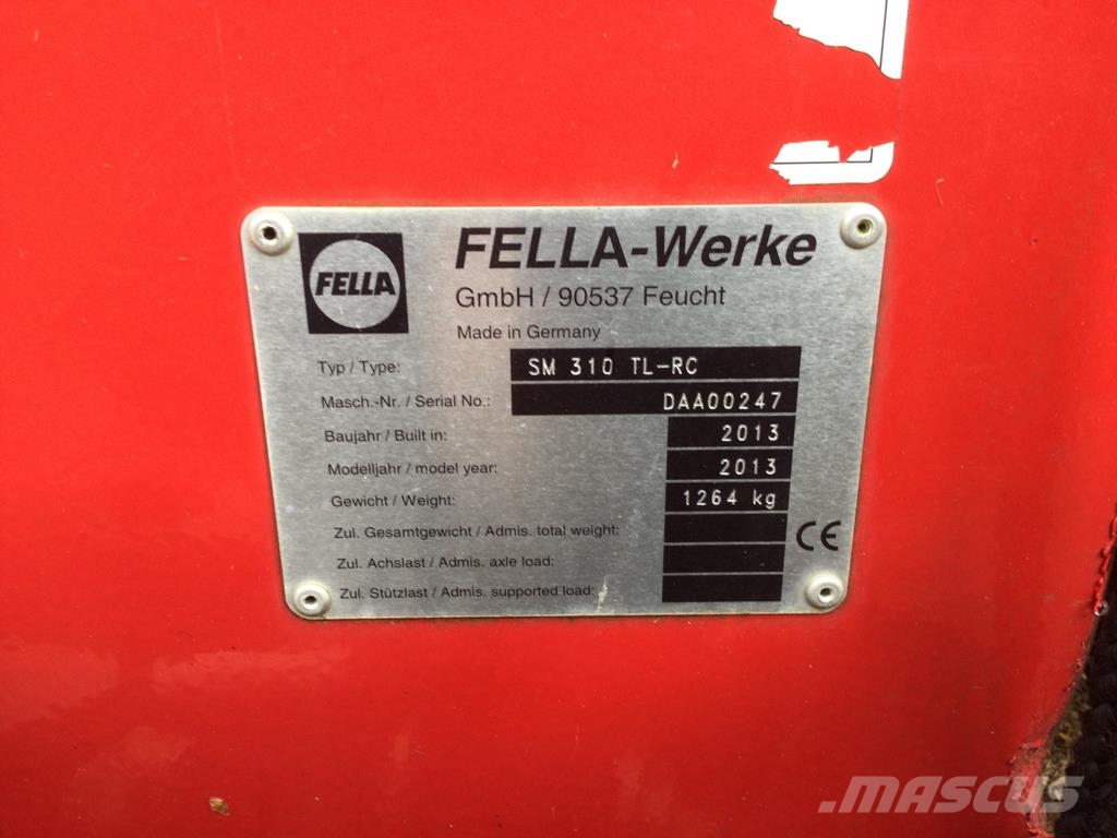 Fella SM 310 TL RC Corta-césped delanteros y traseros