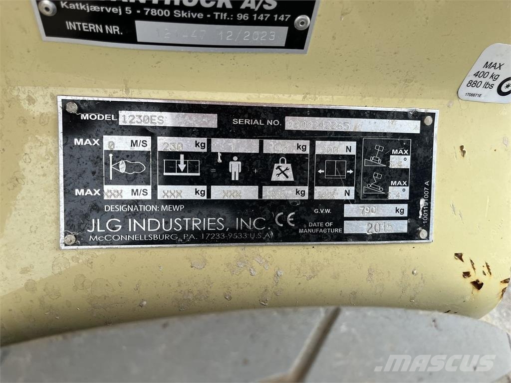 JLG 1230ES Plataformas con jaula de elevación