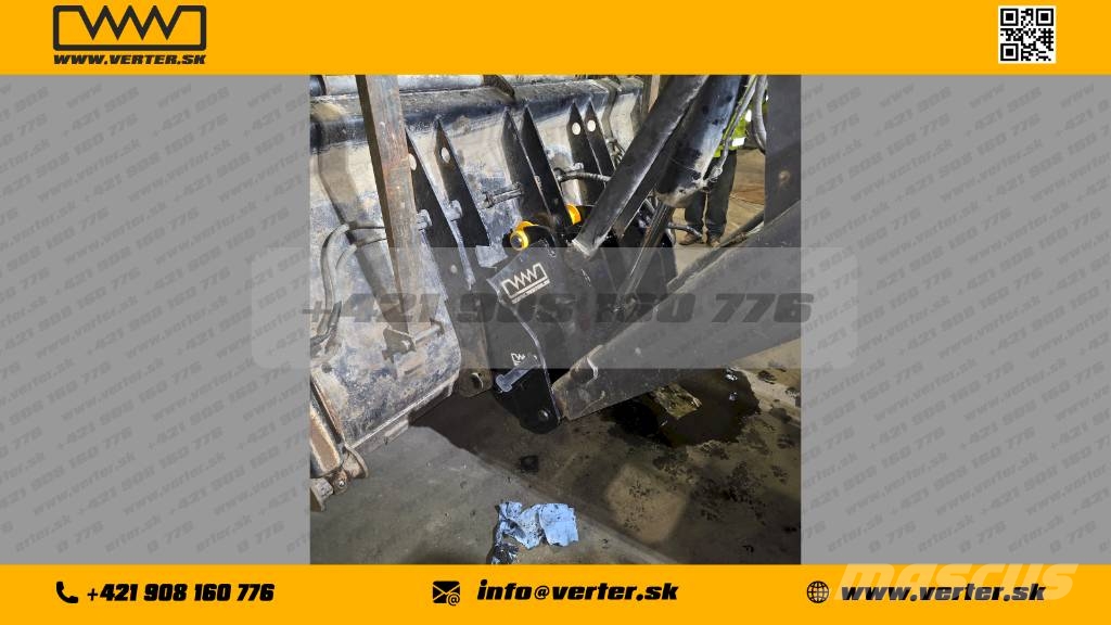 Verter rýchloupínač terex mecalac tlb 880, tlb 990 Conectores