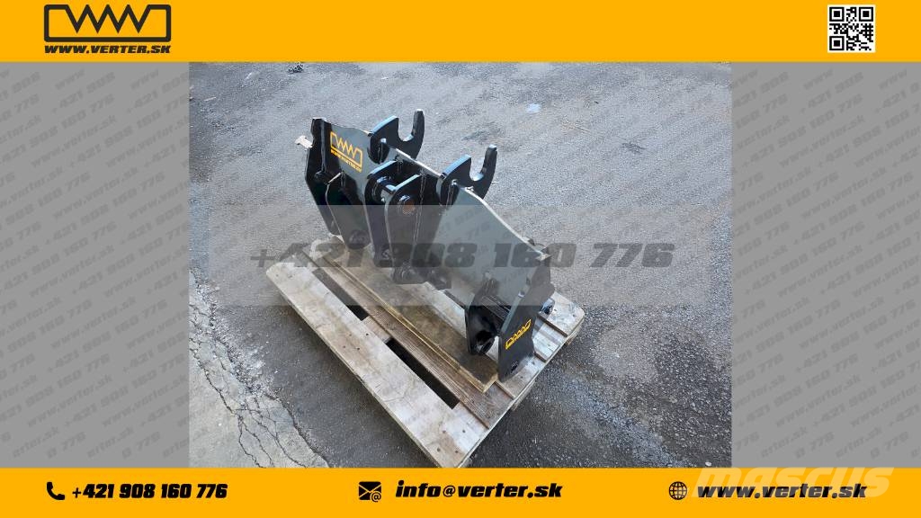 Verter rýchloupínač terex mecalac tlb 880, tlb 990 Conectores
