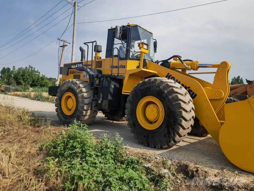 Japan Made Komatsuu Wa470-3 Used Loader Komatsuu Wa 470 7ton