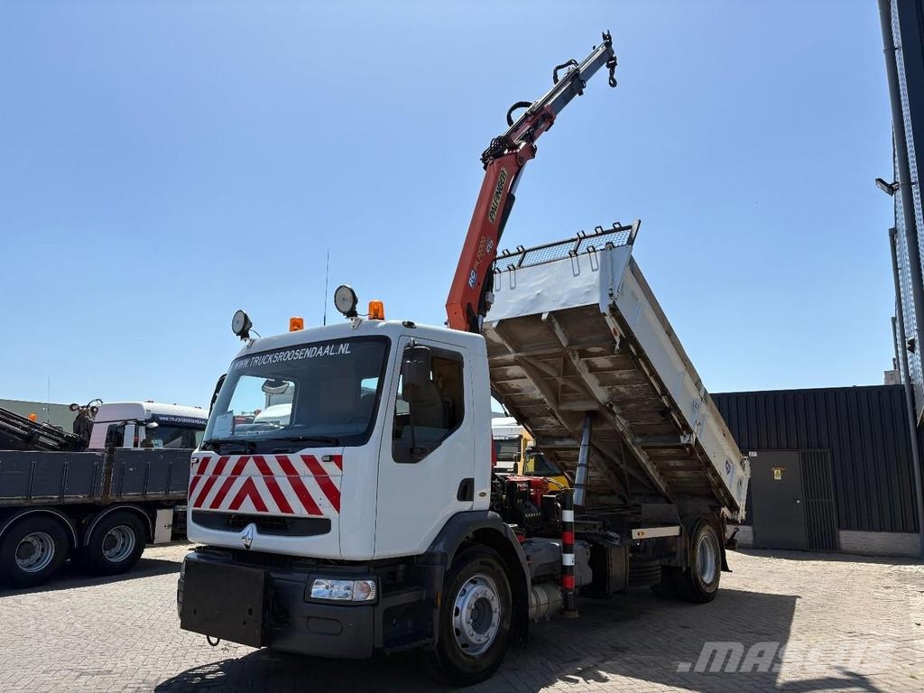 Renault Premium + PALFINGER PK 10000. 2 X EXT. + REMOTE + Bañeras basculantes usadas