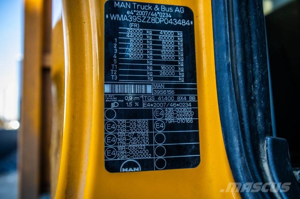 MAN TGS 41.400 BB+E5 - 8X4 Kipper