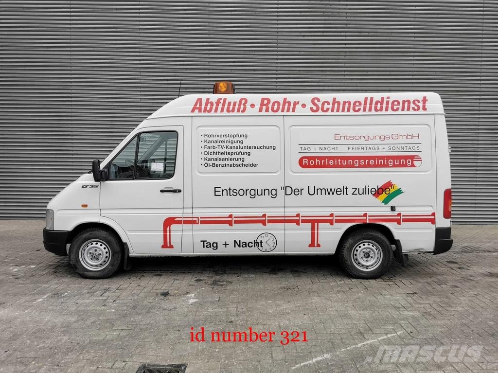 Volkswagen Lt 35 TDI Rohrleitungsreinigungswagen! Vehículos de caha cerrada