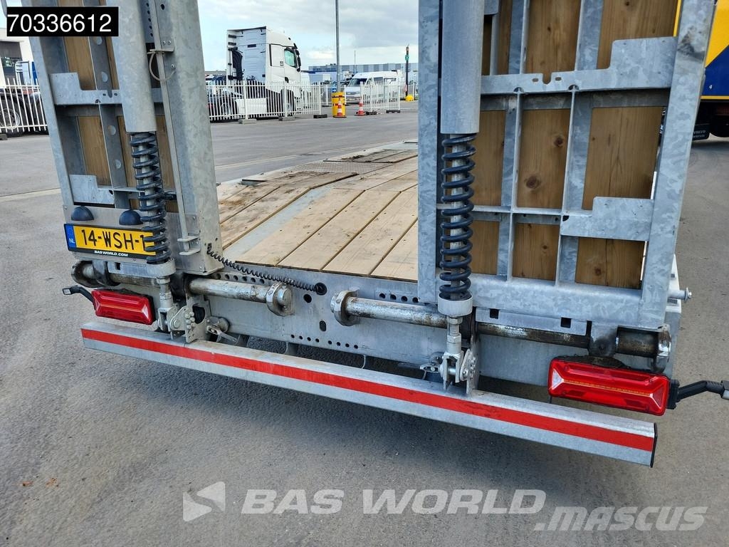 Humbaur HBTZ 217224 BS SCHRAEG 2 axles APK 01/27 Ramps Lif Tieflader