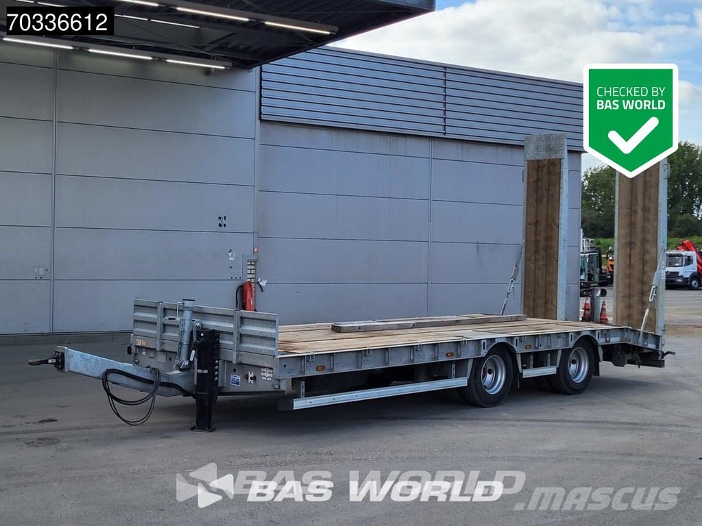 Humbaur HBTZ 217224 BS SCHRAEG 2 axles APK 01/27 Ramps Lif Tieflader