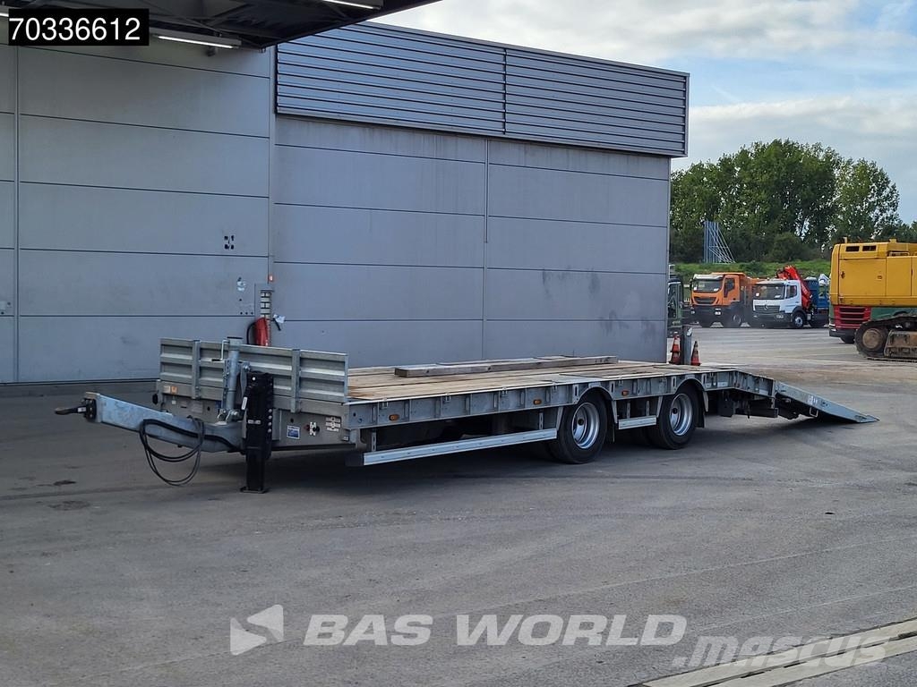 Humbaur HBTZ 217224 BS SCHRAEG 2 axles APK 01/27 Ramps Lif Tieflader