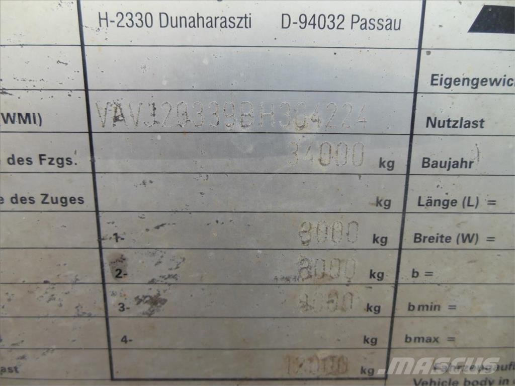 Schwarzmüller W103, COIL MULDE návěs pro nákladní Ημιρυμούλκες Κουρτίνα