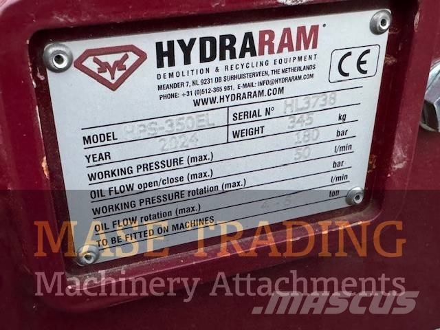 Hydraram HPS-350EL | Sterrenzeef | Powerscreener | 4 ~ 6 T Zeefinstallatie