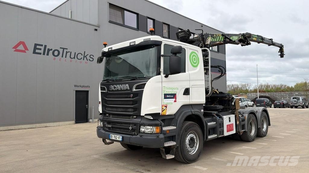 Scania R580 (EURO 6 / FRENCH TRUCK / BIG HUB / 6X4 / TAJF Tahače