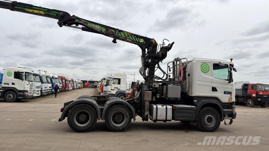 Scania R580 (EURO 6 / FRENCH TRUCK / BIG HUB / 6X4 / TAJF Tahače