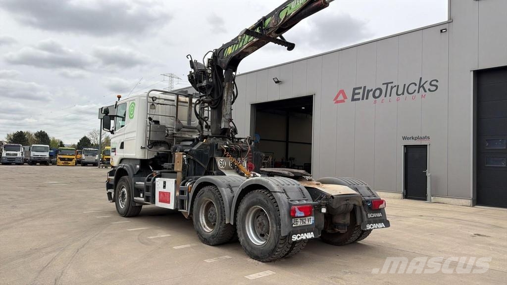 Scania R580 (EURO 6 / FRENCH TRUCK / BIG HUB / 6X4 / TAJF Tahače