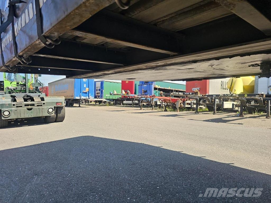 Pacton T3 001 /3 axle curtainsider /saf disc/ apk tuv/13- Tentinės puspriekabės