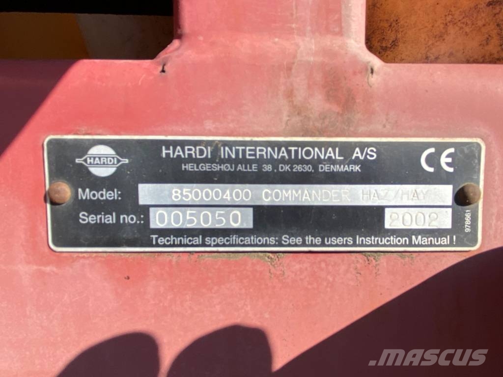Hardi Commander 2800 Plus Tažené postřikovače