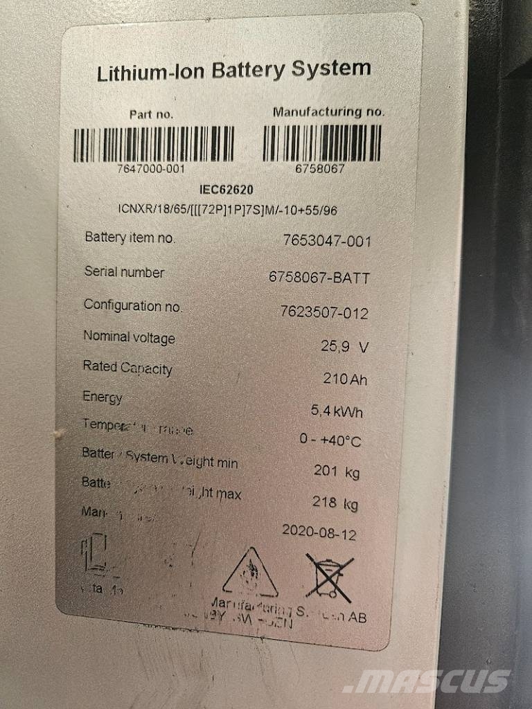 Toyota LPE 200 li-ion Elektriline alusesiirdaja