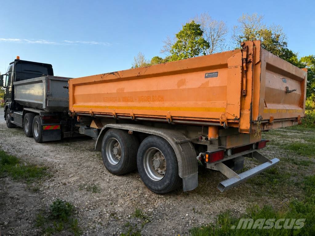 Volvo FH 540 + MUELLER MITTELTAL haagis Camion ribaltabili
