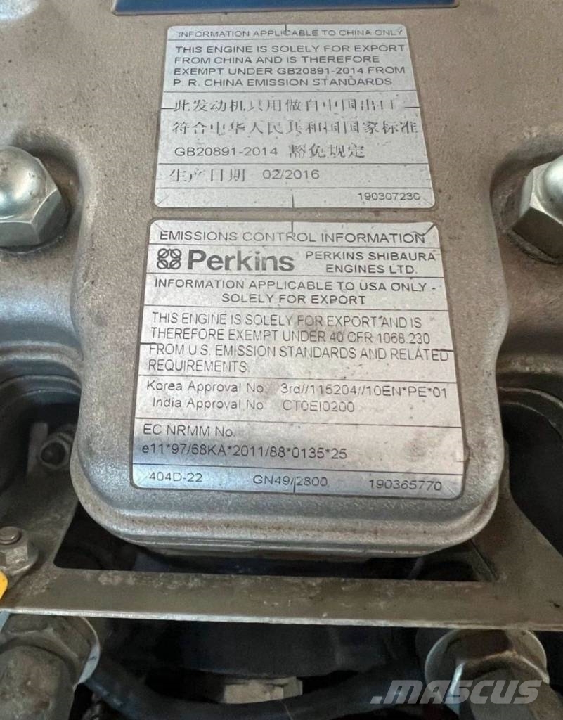 Perkins 404D-22 Motor 4 Zylinder Engine Κινητήρες
