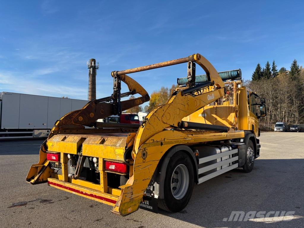 Scania P280 4x2 EURO6 + JOAB SKIP LOADER Nostovarsi-vaihtolavakuorma-autot
