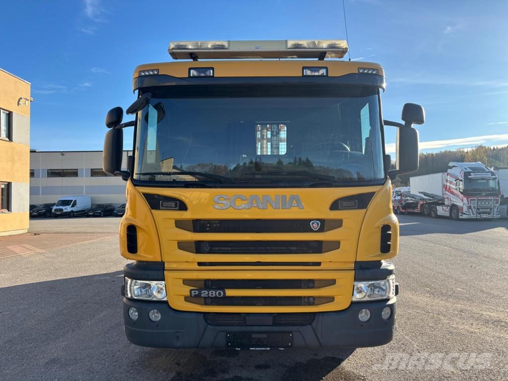 Scania P280 4x2 EURO6 + JOAB SKIP LOADER Nostovarsi-vaihtolavakuorma-autot