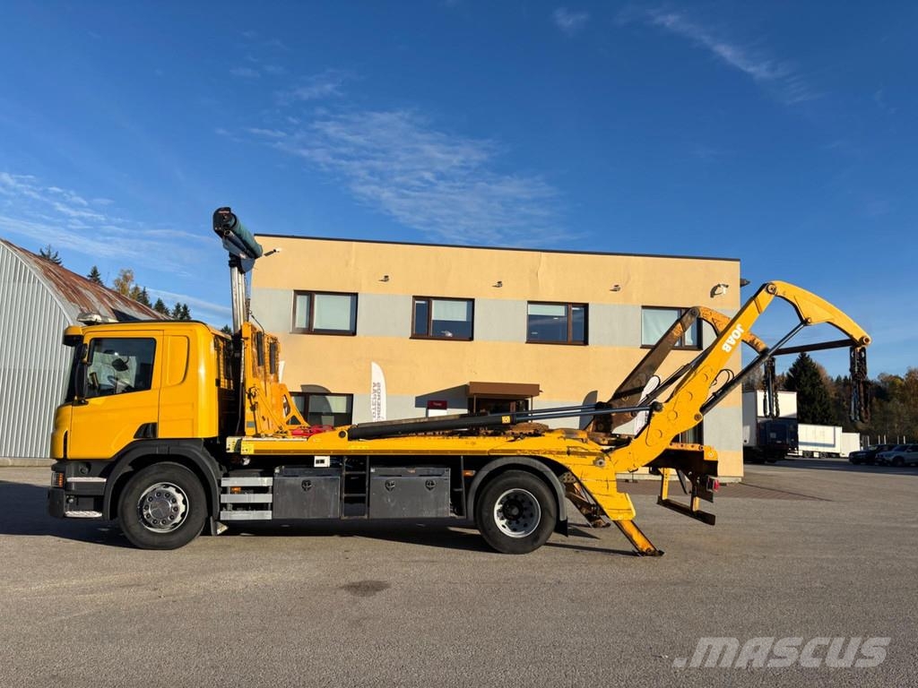 Scania P280 4x2 EURO6 + JOAB SKIP LOADER Nostovarsi-vaihtolavakuorma-autot