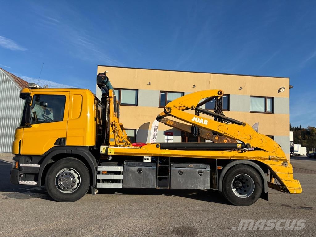 Scania P280 4x2 EURO6 + JOAB SKIP LOADER Nostovarsi-vaihtolavakuorma-autot
