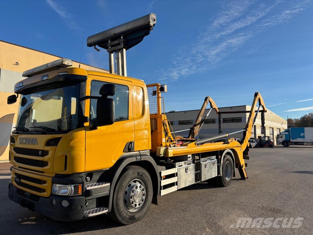 Scania P280 4x2 EURO6 + JOAB SKIP LOADER Nostovarsi-vaihtolavakuorma-autot