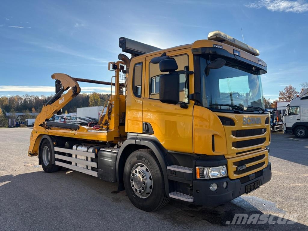 Scania P280 4x2 EURO6 + JOAB SKIP LOADER Kipplader
