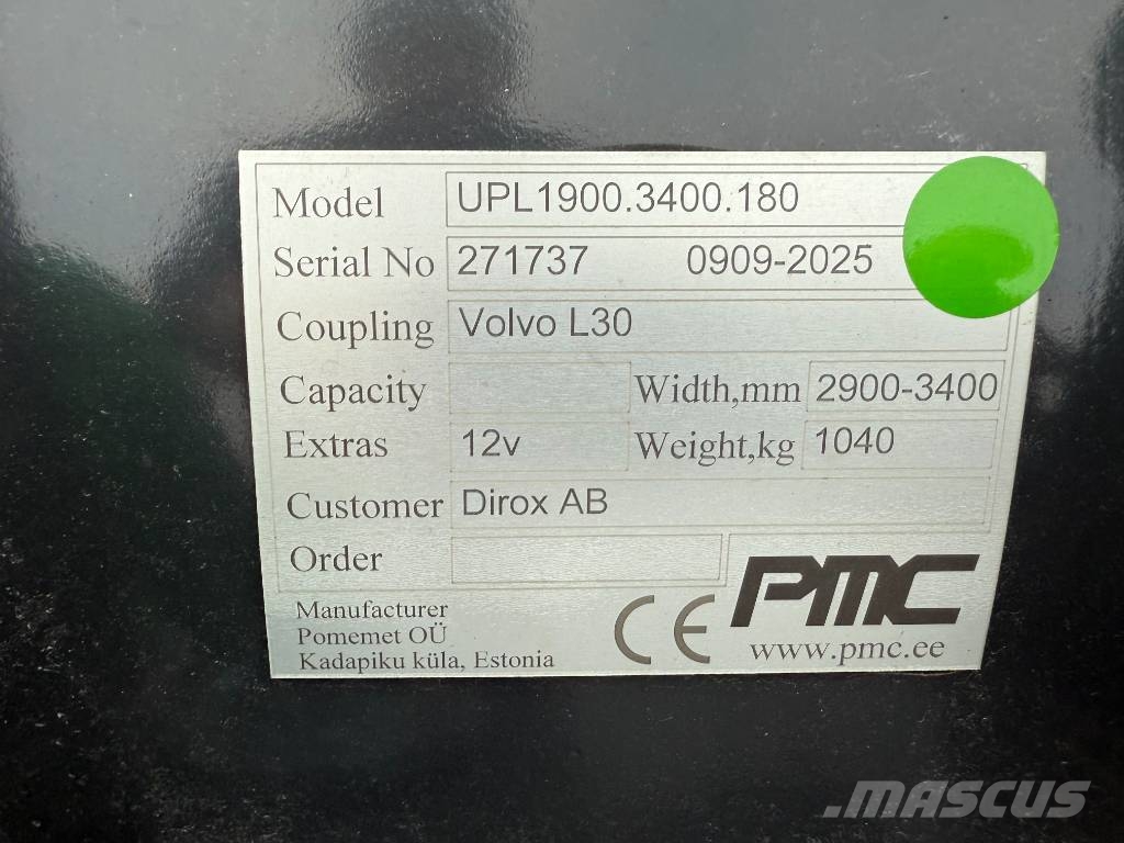 PMC UPL 1900.3400 U-plog Incarcator pe pneuri