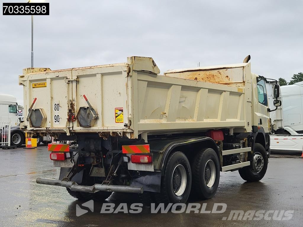 DAF CF 300 6X4 10m3 3-way topper Steel suspension Big- شاحنات قلابة