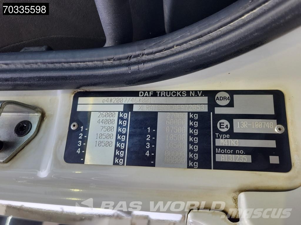 DAF CF 300 6X4 10m3 3-way topper Steel suspension Big- شاحنات قلابة