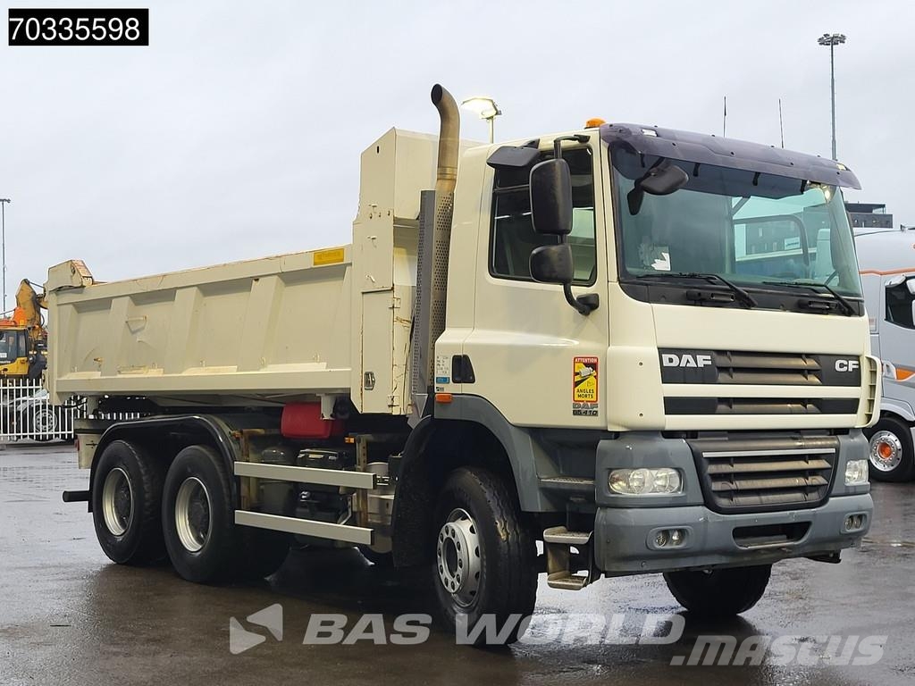 DAF CF 300 6X4 10m3 3-way topper Steel suspension Big- شاحنات قلابة