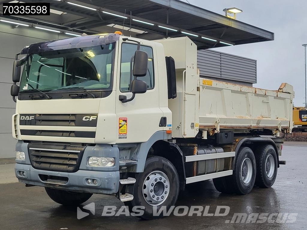 DAF CF 300 6X4 10m3 3-way topper Steel suspension Big- شاحنات قلابة