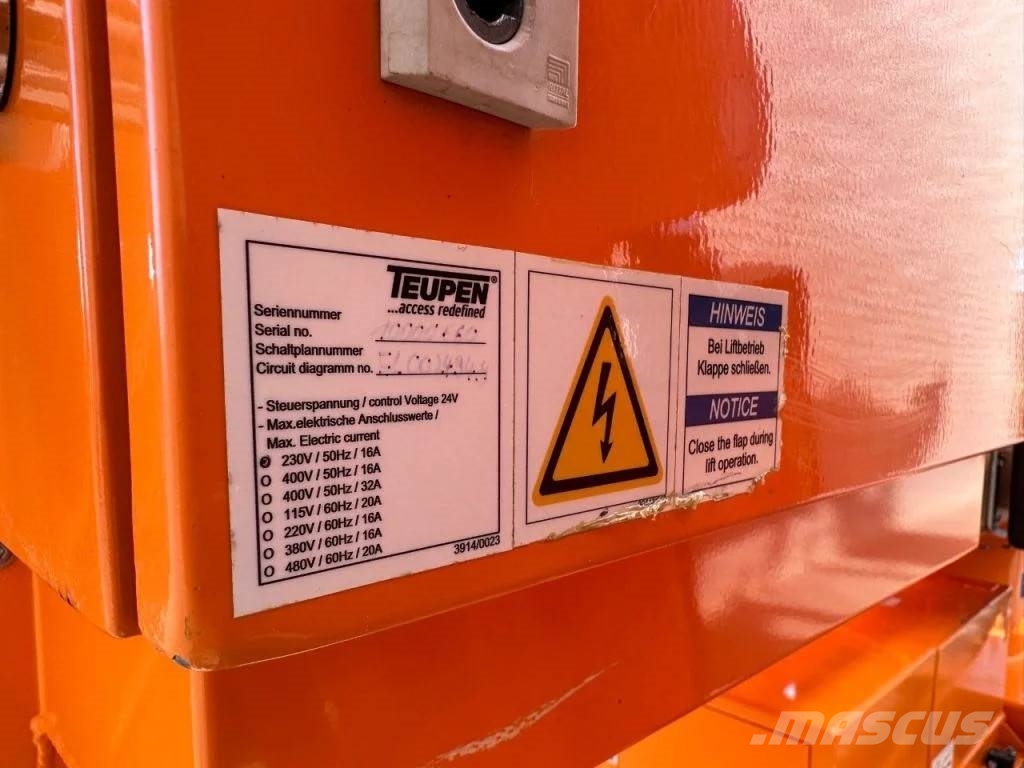 Teupen LEO 36T TELESCOPIC SPIDER HOOGWERKER/ARBEITSBUHNE/ Piattaforme a braccio telescopico