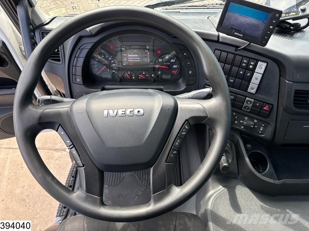 Iveco X-Way 360 6X4, EURO 6, Steel suspension, Palfinger 平板式/側卸式卡車