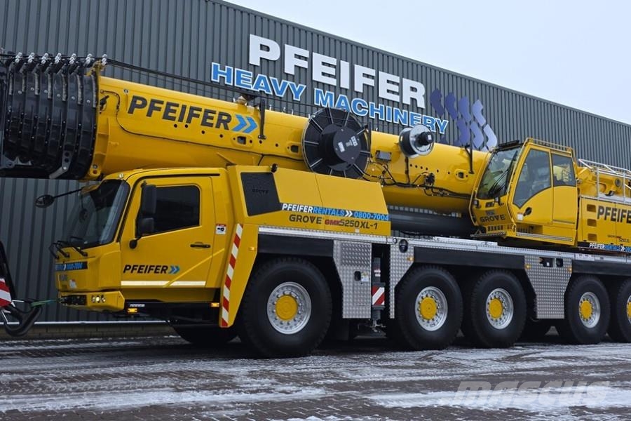 Grove GMK5250XL-1 Available For Rent, Dutch Registration Grúas todo terreno
