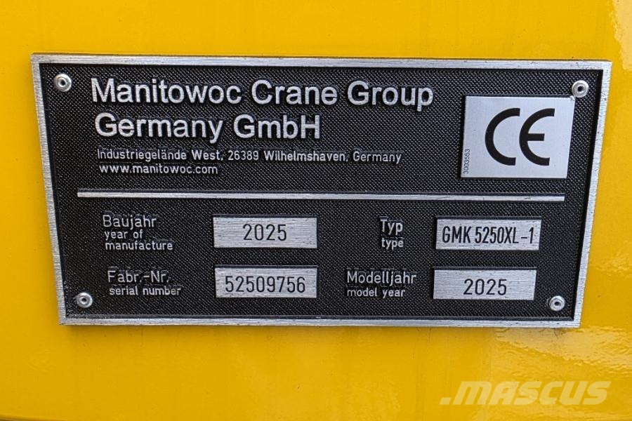 Grove GMK5250XL-1 Available For Rent, Dutch Registration رافعات صالحة لكل أنواع الطرق