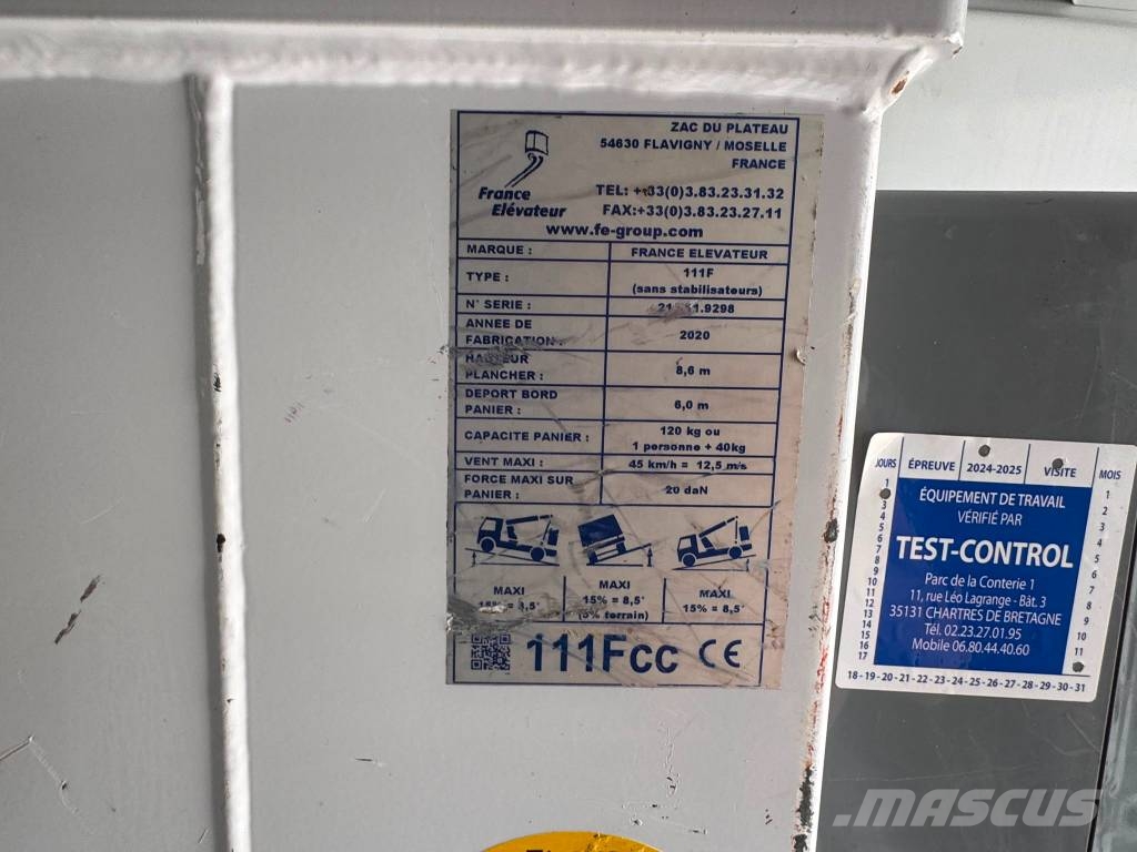 Renault Trafic Steiger France Elevateur 111 Fcc Övriga personliftar