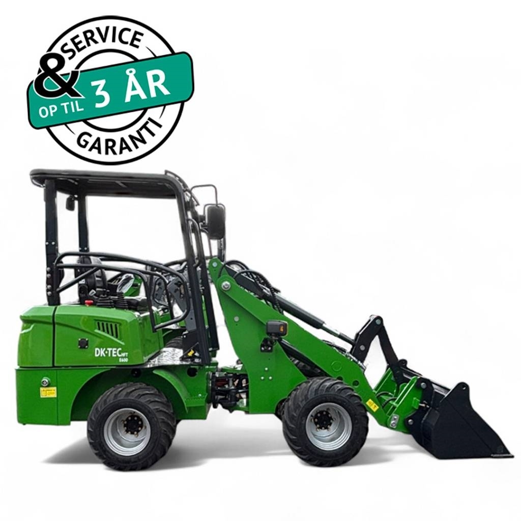 Dk-Tec E600 Gumikerekes homlokrakodók