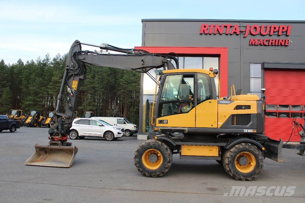 Volvo EW 140 D / Pyörittäjä, Kärry, Rasvari, Ym! Wheeled excavators