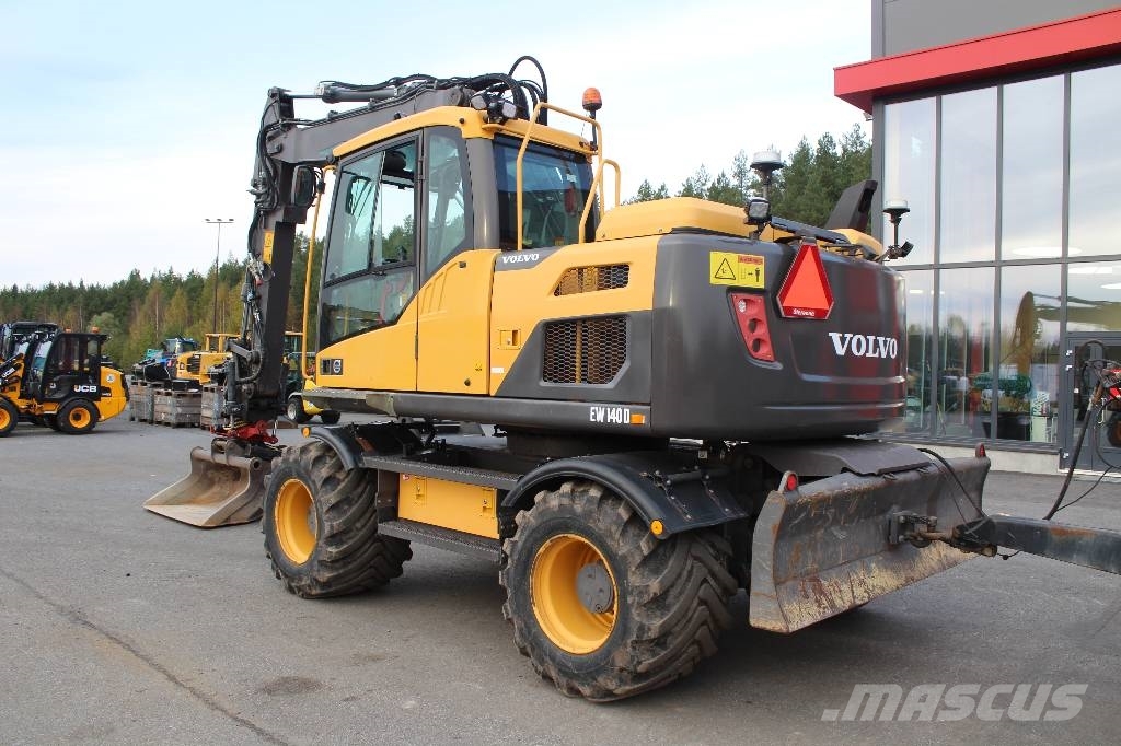 Volvo EW 140 D / Pyörittäjä, Kärry, Rasvari, Ym! Wheeled excavators