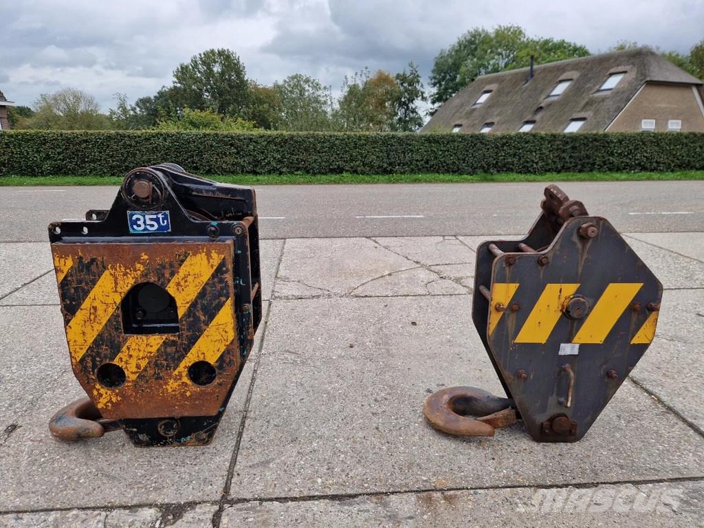 Onbekend 3X Hijsblok cap. 35t, 20t, 15t. Muut koneet