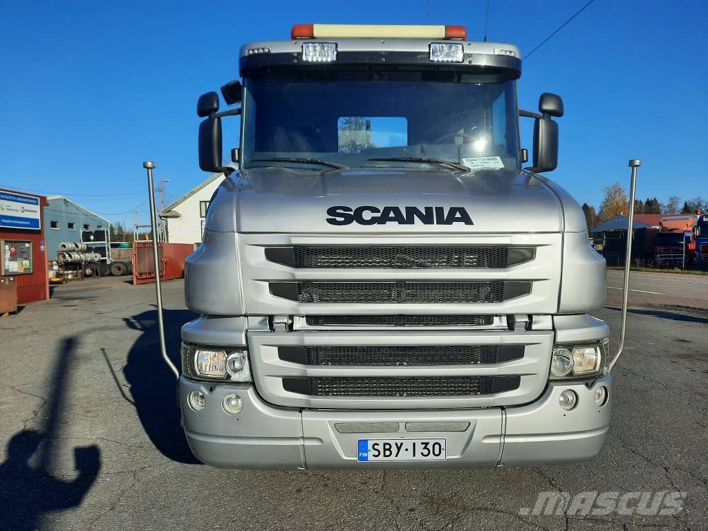 Scania T 124 شاحنات الرافعات الخطافية