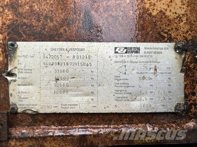 Gheysen & Verpoort R 3121 B لوادر منخفضة