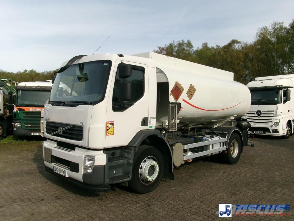 Volvo FE 280 4X2 fuel tank 13.6 m3 / 4 comp / ADR 07/07/ Camiões-cisterna