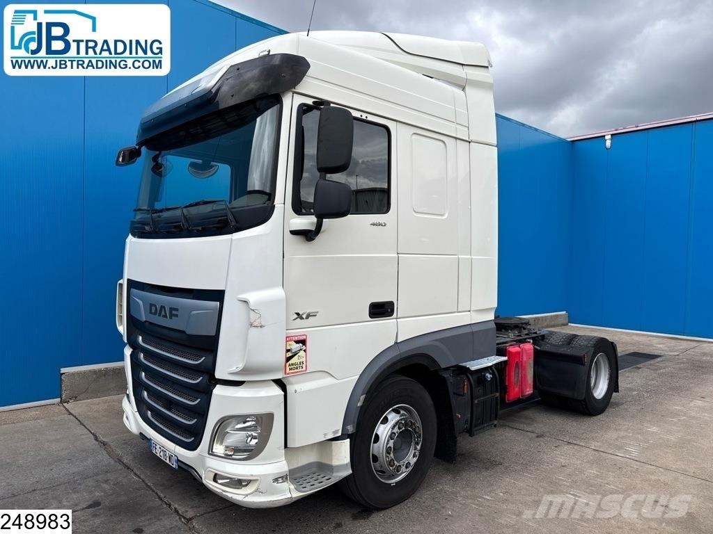 DAF XF 480 EURO 6, ACC, Standairco 曳引機組件