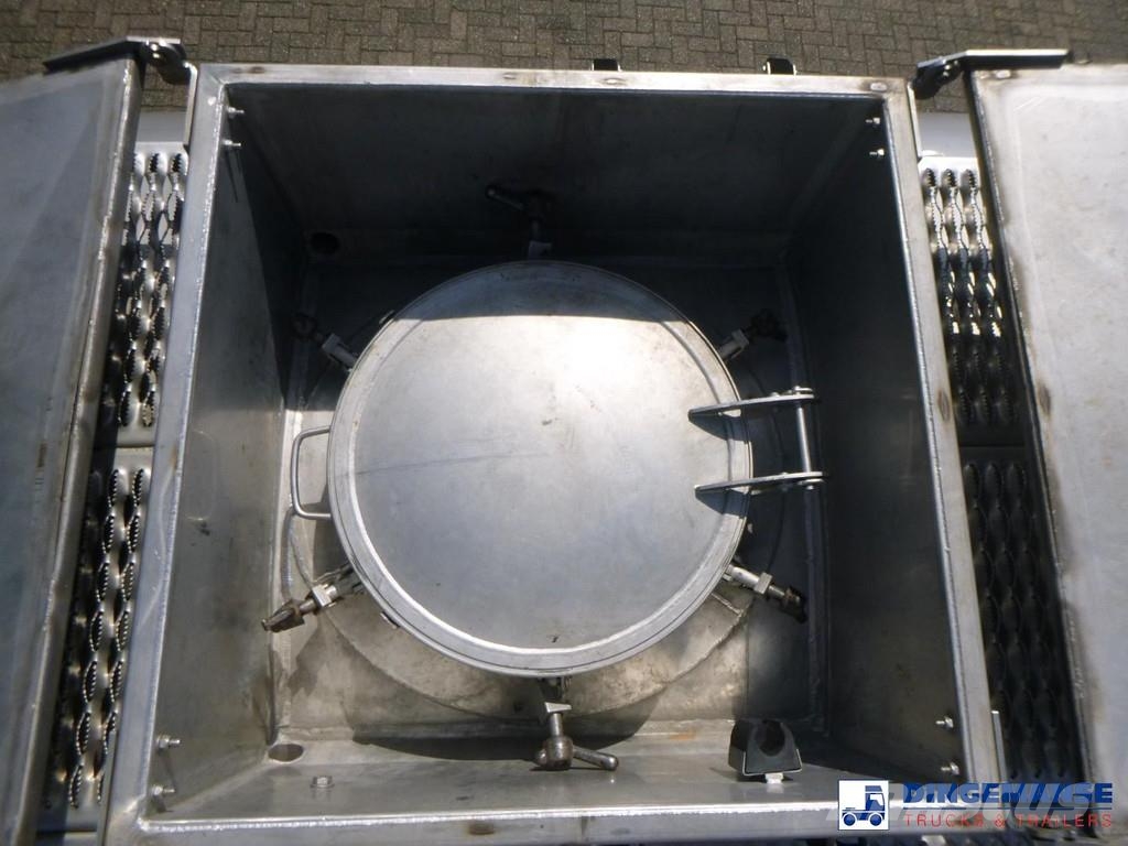 Magyar Chemical tank inox 33 m3 / 1 comp Semi remorque citerne