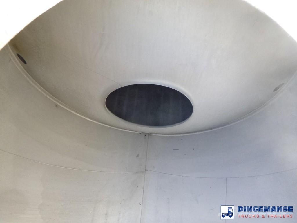 Magyar Chemical tank inox 33 m3 / 1 comp Semi remorque citerne