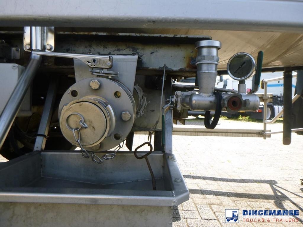 Magyar Chemical tank inox 33 m3 / 1 comp Semi remorque citerne